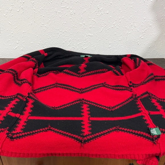 Lauren Ralph Lauren Native Aztec Lambswool Cardigan Sweater Size Medium - Picture 7 of 11